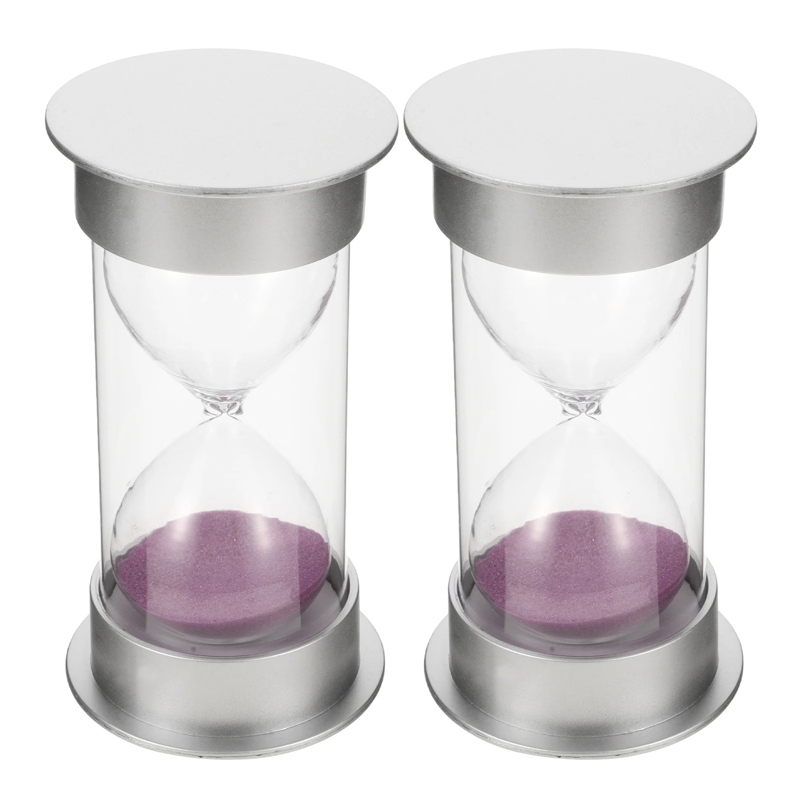 

2Pcs Sand Timer 10 Minute Hourglass Decorative Desktop Ornament for Kitchen Cooking Management Household Sand Clock