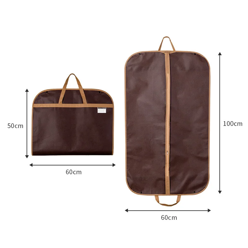 Suit Dust Cover Portable Travel Business Folding Hanging Garment Bag for Home Household Clothes Protector Case