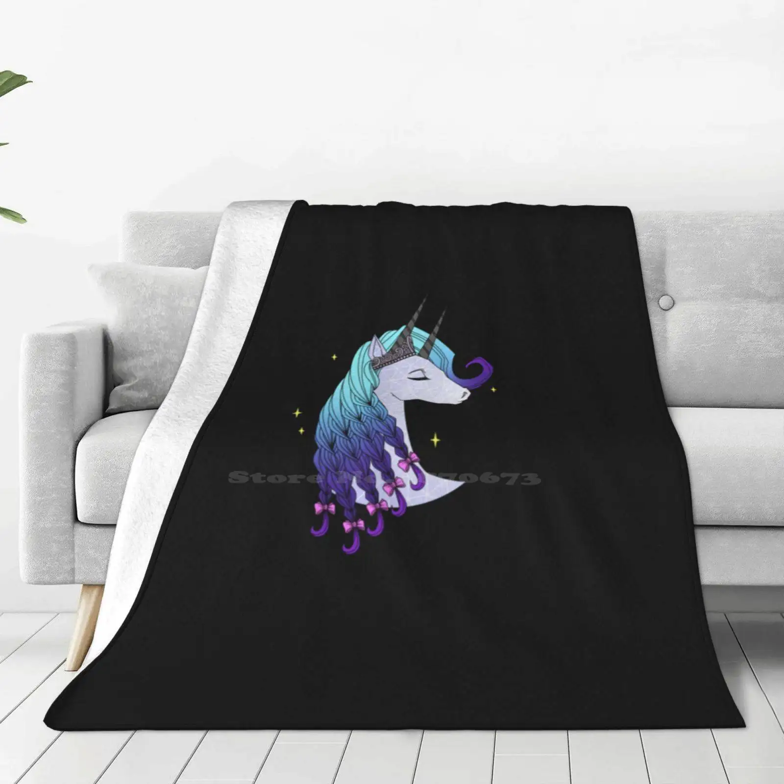 Unicorn Best Selling Room Household Flannel Blanket Tiny Tina 2 3 Gamer Handsome Jack Gearbox Gaming Claptrap Video Game Maya