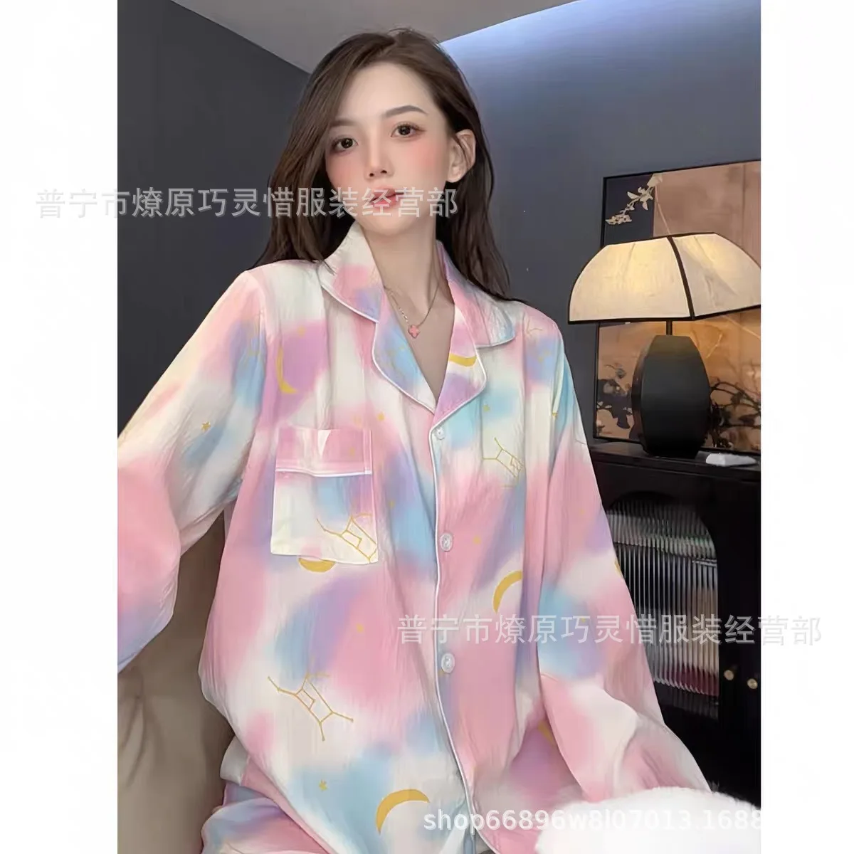 

Hot New Pjs Set Women's Pajama Set Star Women's Warm Winter Pajamas Fashionable Home Clothes, Pajamas Cute and Soft Pajama Set