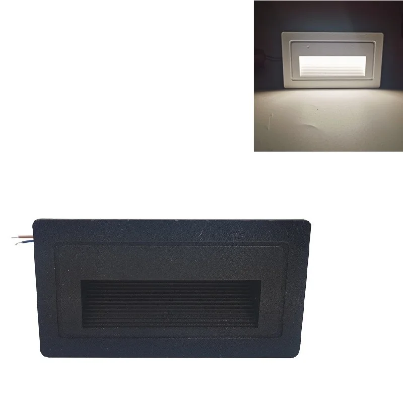 Imagem -02 - Impermeável Embutido Deck Luz Sensor Exterior Indoor Led Step Light Embutido Deck Luz Ip65 15leds 85265v