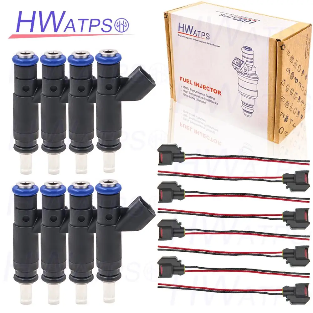 8PCS FJ731 brand new Fuel Injector Nozzle 4591851AA For Dodge Charger Dakota Durango Magnum Ram Jeep Commander Grand Cherokee