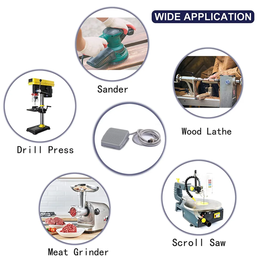 Foot Pedal Control Pedal Control Switch For Powder&particle Filling Machine Liquid Filling Machine (2-PIN&4-PIN)