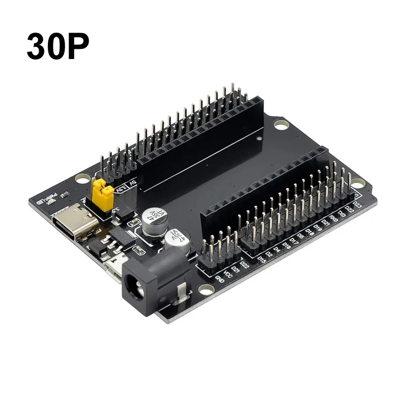 NEW ESP32-DevKitC-32 Dev Board with CH340/CH340C/CH9102/CP2102, Type-C/Micro USB, WiFi+Ble, ultra-low power dual-core chip