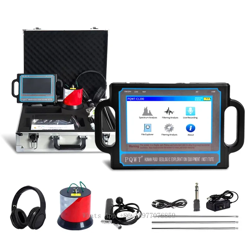 Outdoor Pipeline Water Leakage Detection Device Plumber Tools Underground Water Leak Detector