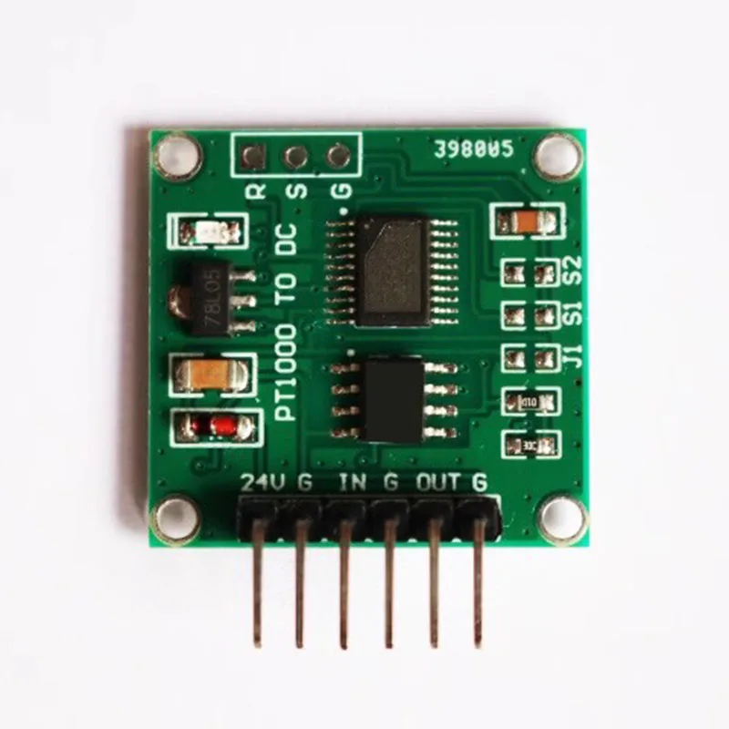 2 Stks/partij Thermische Weerstand Tegen Spanning Pt1000 Tot 0-5V 0-10V Lineaire Omzettingstemperatuur Transmittermodel