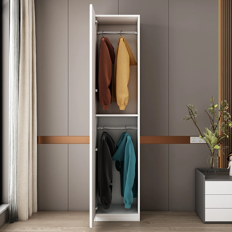 narrow body wardrobe, small cabinet, modern and minimalist balcony edge cabinet, seam cabinet, storage, narrow cabinet