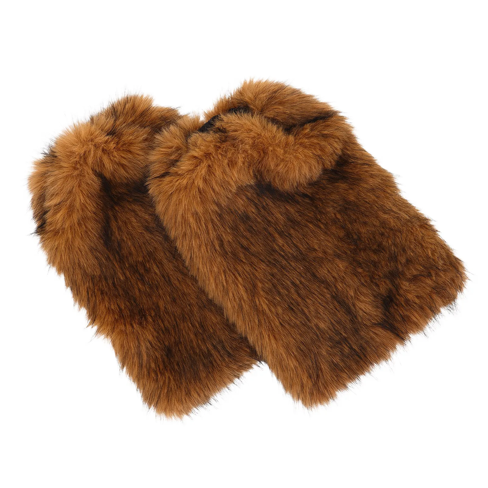 1 Paire de Chauffe-jambes Viking, Couvre-bottes Nordiques en Faux Cuir, Couvre-bottes Chauds pour Festival, Rave, Cosplay Médiéval, Couvre-bottes en Faux Cuir