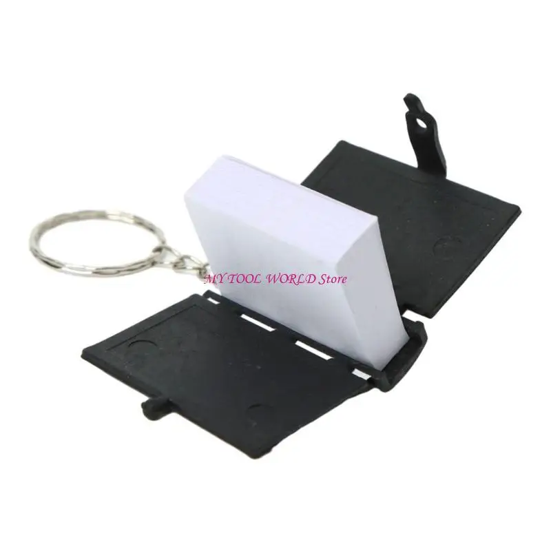 Mini Keychain Paper Book Liontin Kunci Rantai Kunci Religius Keyrings Pemegang Kunci Chain Fashion A2BB