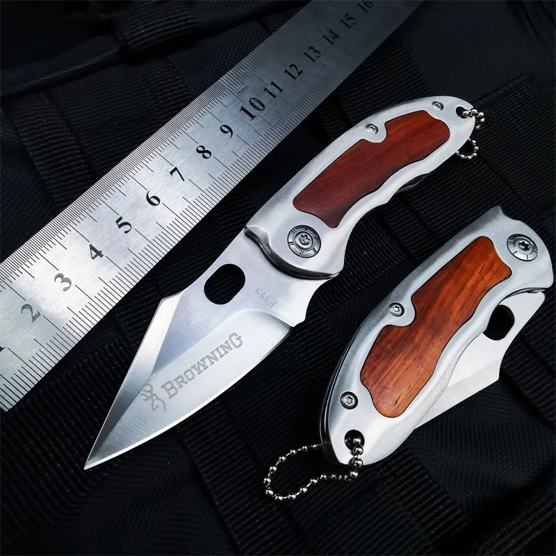 Cuchillo plegable portátil para hombre, navaja táctica de bolsillo, alta dureza, ideal para acampar al aire libre, supervivencia, caza y pesca