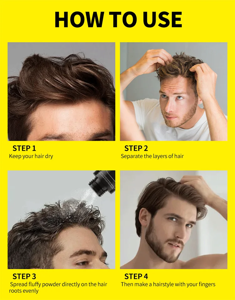SEVICH Haarstyling-Puder, 20 g, Ölkontroll-Haarpuder, flauschiges Haarpulver, erhöht das Haarvolumen, mattes Styling-Formpulver – Detail 8
