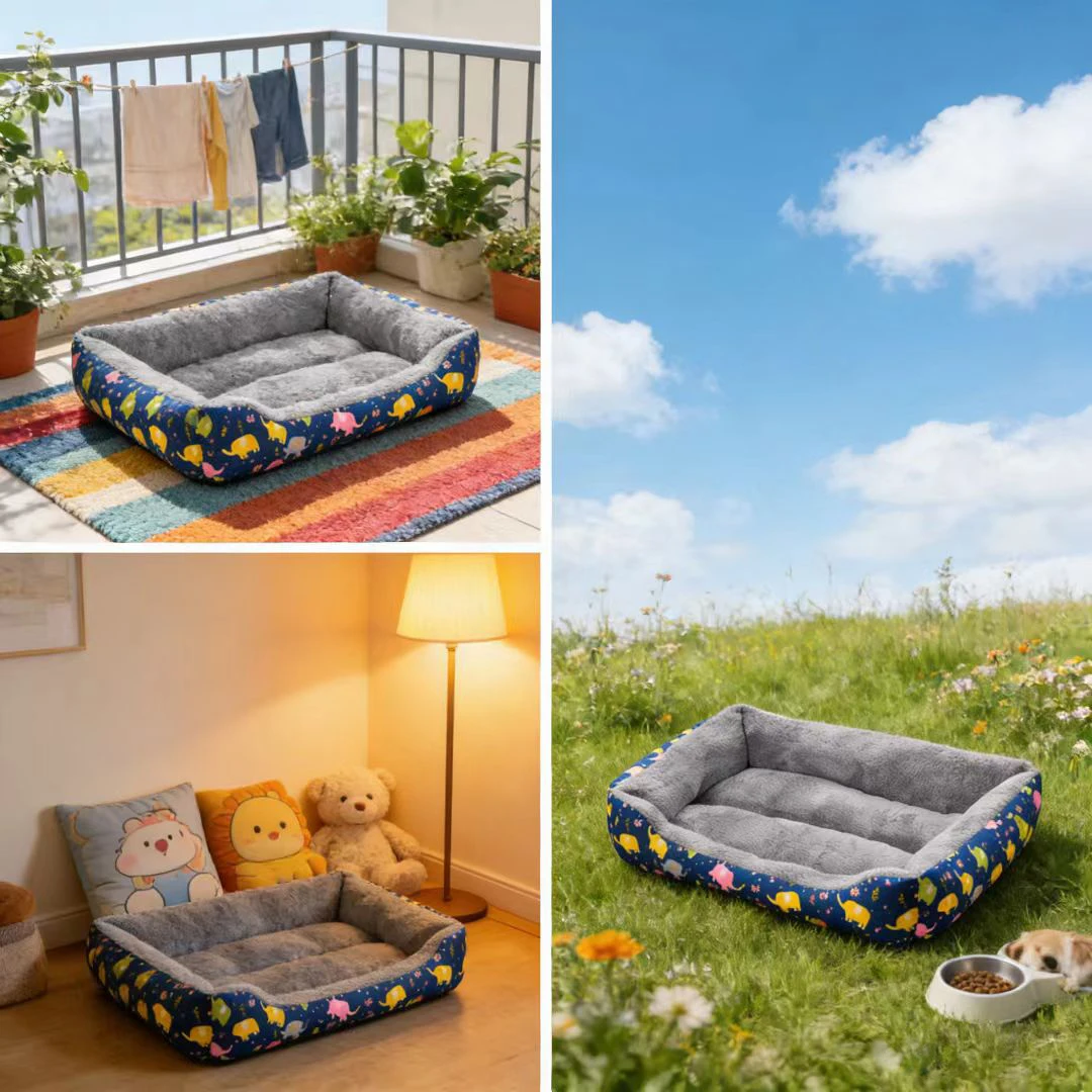 Cama sofá de felpa para perros pequeños, medianos, grandes y gatos - imagen 4