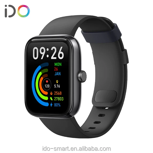 

1.85 Inch Smart Intelligent Sport Watch 24H Heart Rate Monitoring Alexa Voice Android OS 22mm White Plastic Band IP68 Waterproof