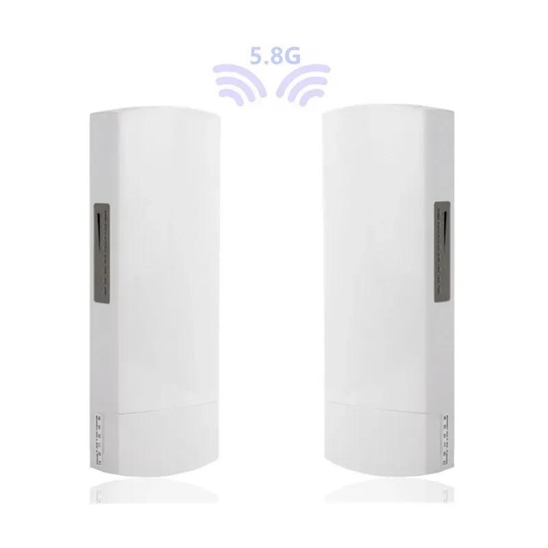 2 ชิ้น Router Wi-Fi 1-3km 300 Mbit เปิด Router CPE 5.8G Wireless Access Point Bridge อุปกรณ์ WiFi Extender dual Band Repeater