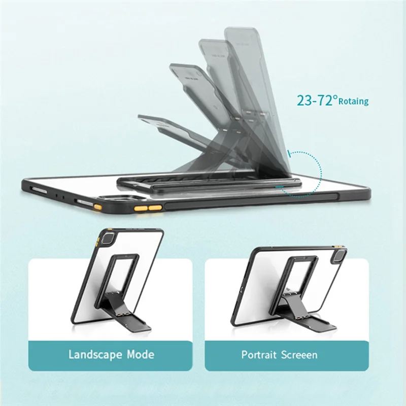 Classic-Universal Tablet Stand Foldable Storage Sticky Tablet Bracket For Desktop E-Reader Bracket Tablet Holder Dark