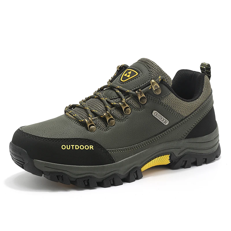 

Outdoor Hiking Shoes Men Shock-absorbing Anti-slip Lace-up Low-top Shoes Men Comfortable Breathable Casual Sports Shoes Men