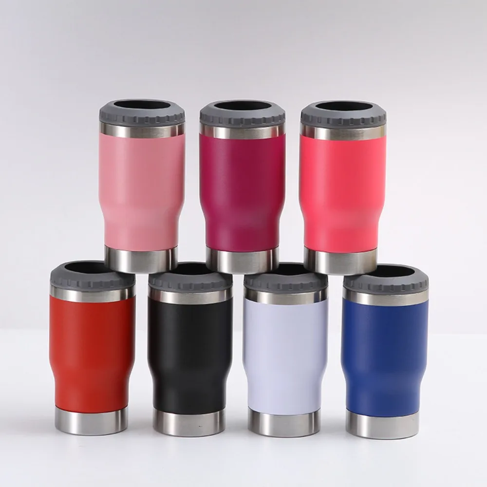 14oz Beer Thermal Insulation Mug with Bottle Opener Double-layer Insulated Cup Stainless Steel Vacuum Beer Cooler Mug Outdoor