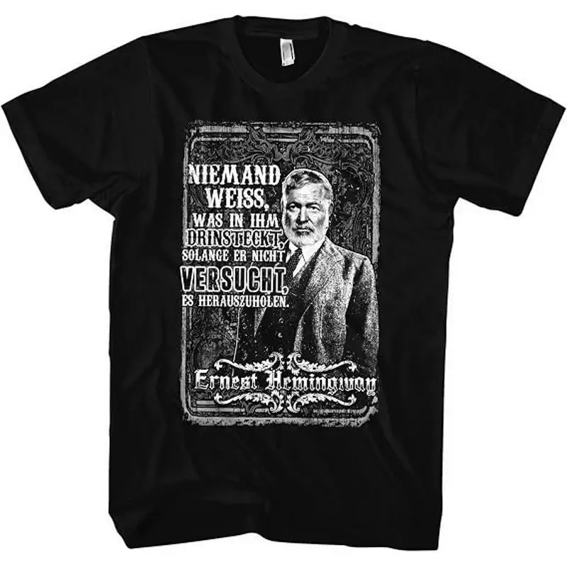 Ernest Hemingway Writer Book Literature Quotes T-Shirt