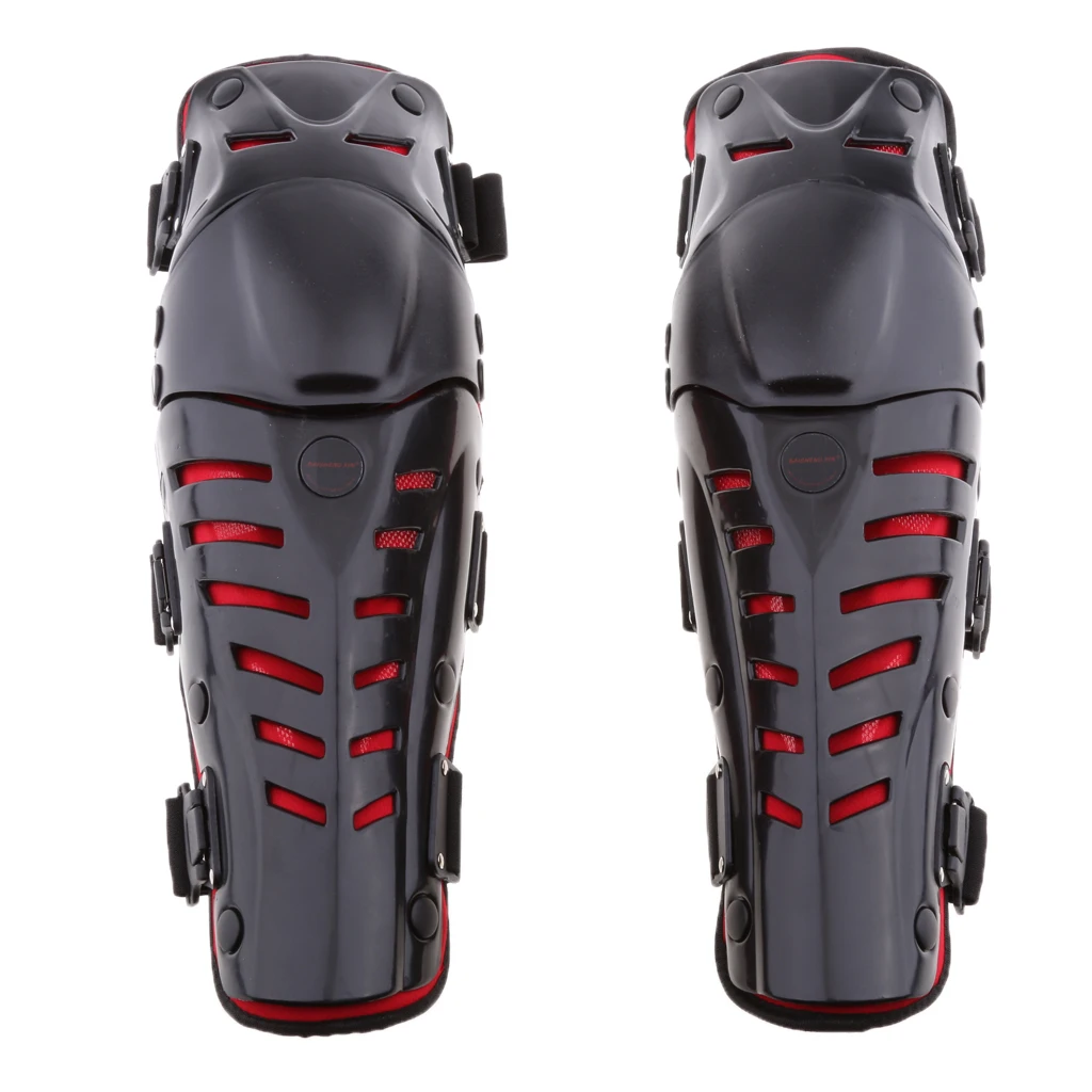 Protective Gears Motorcycle Knee Brace and Elbow Pad Set Adjustable Shield for Motorbike and Outdoor Riding
