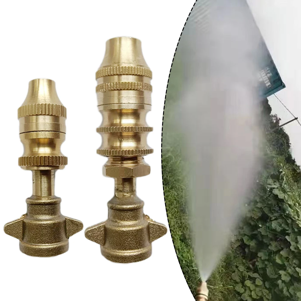 Brass Missile Nozzle For M14 Female Thread Connector Adjustable Spray Pattern High Pressure Direct Spray Nozzle For Home Garden