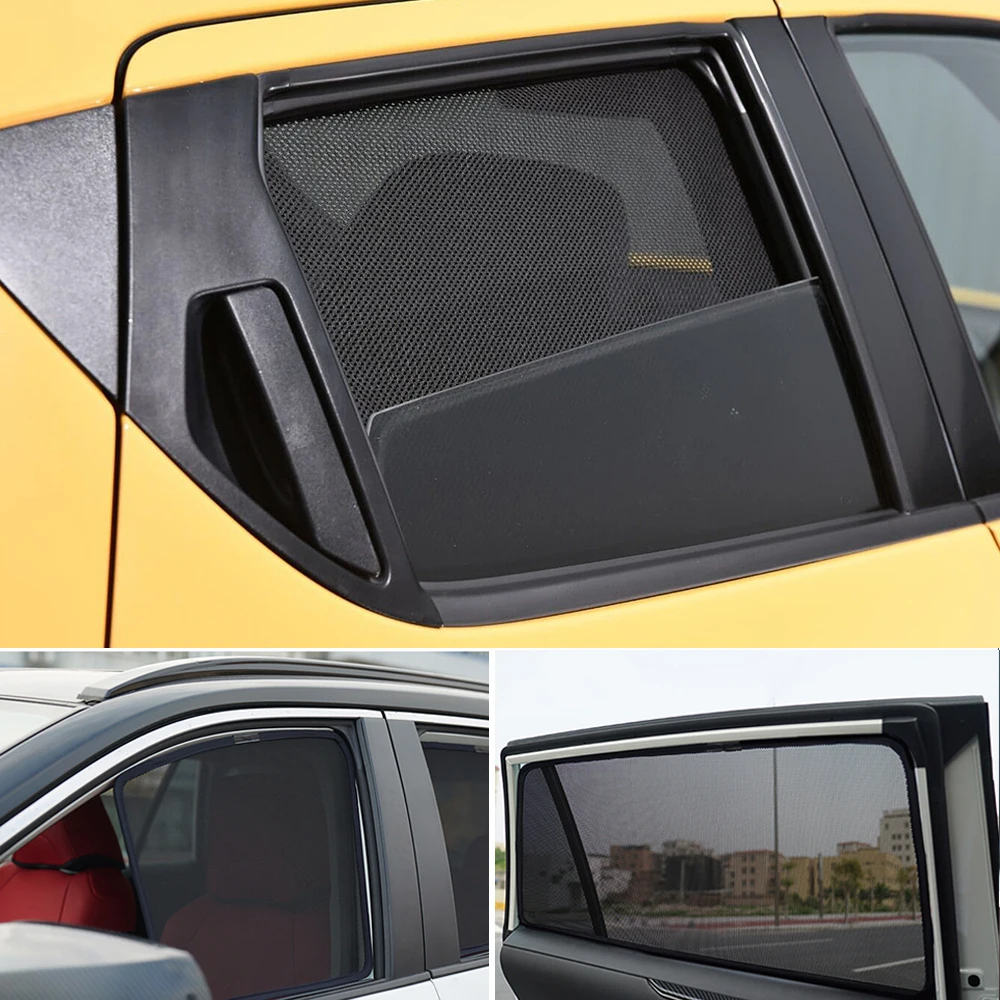 

For Suzuki Swift AZG 2010-2017 Car Sunshade Shield Rear Side Baby Window Sun Shade Visor Front Windshield Mesh Frame Curtain