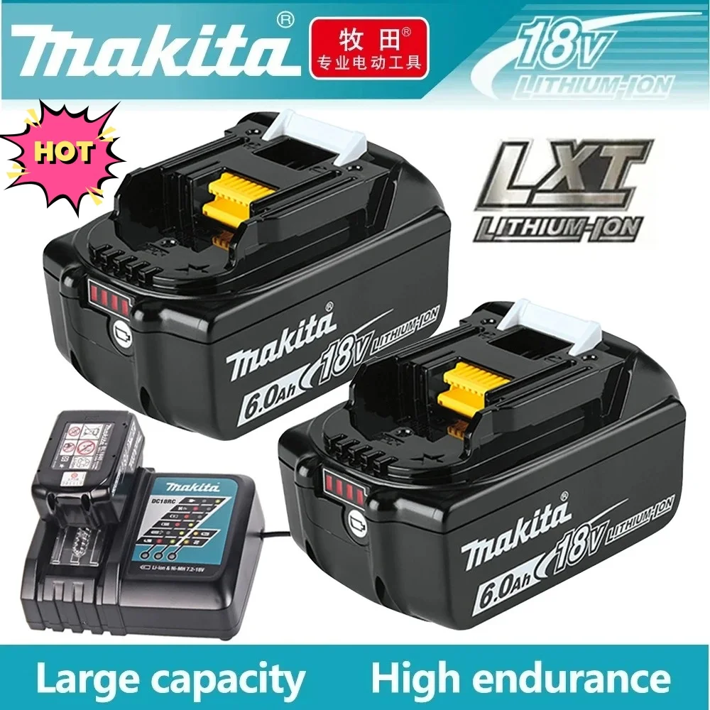 

100% NEW Makita Battery 18v 6000mAh BL1860 BL1850B BL1850 BL1840 BL1830 battery & charger 18v Replacement Power Tool Batteries