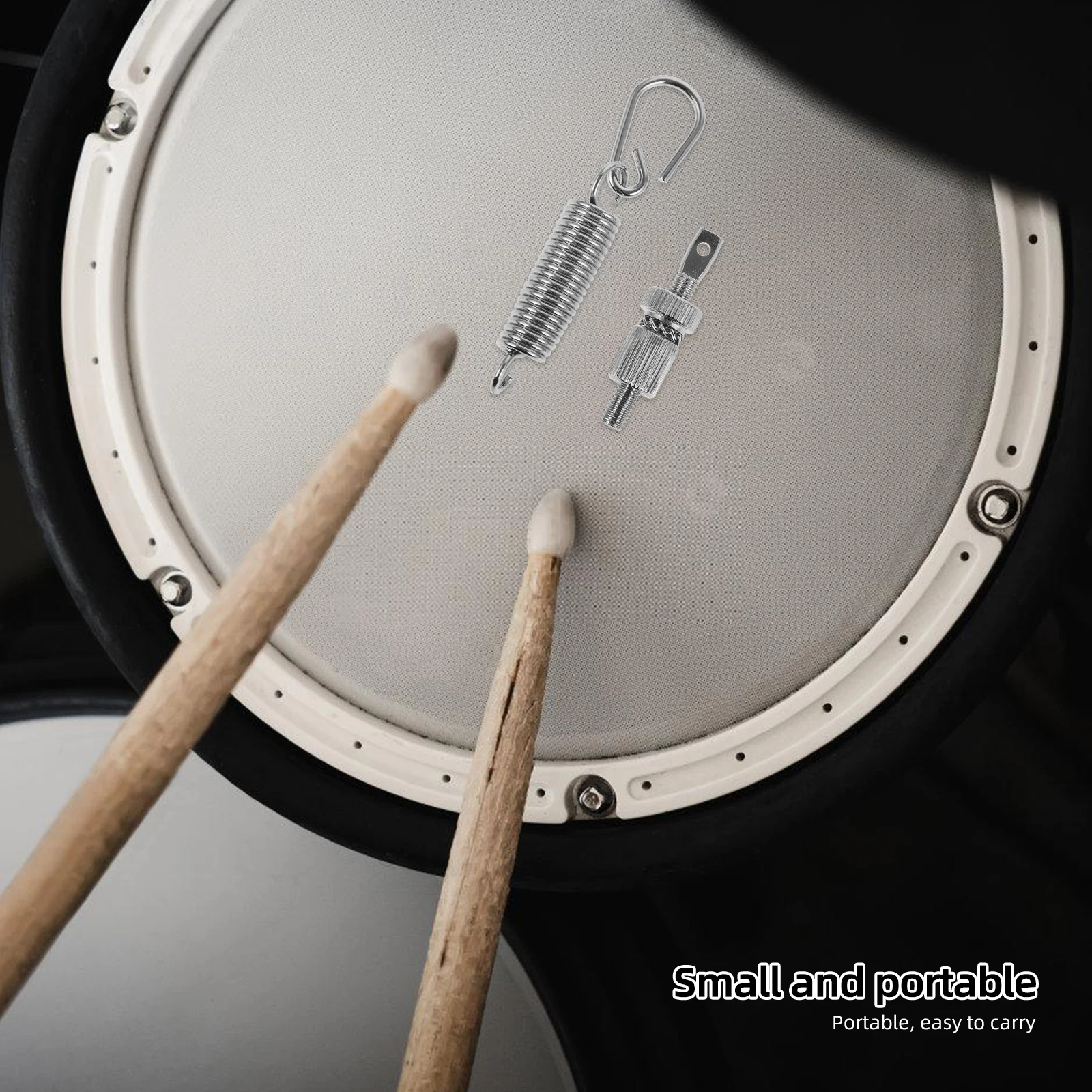 

1Set Drum Foot Pedal Spring High Tensile Strength Wear Resistant Long Service Life Bass Drum Parts Foot Pedal Metal Spring Cam