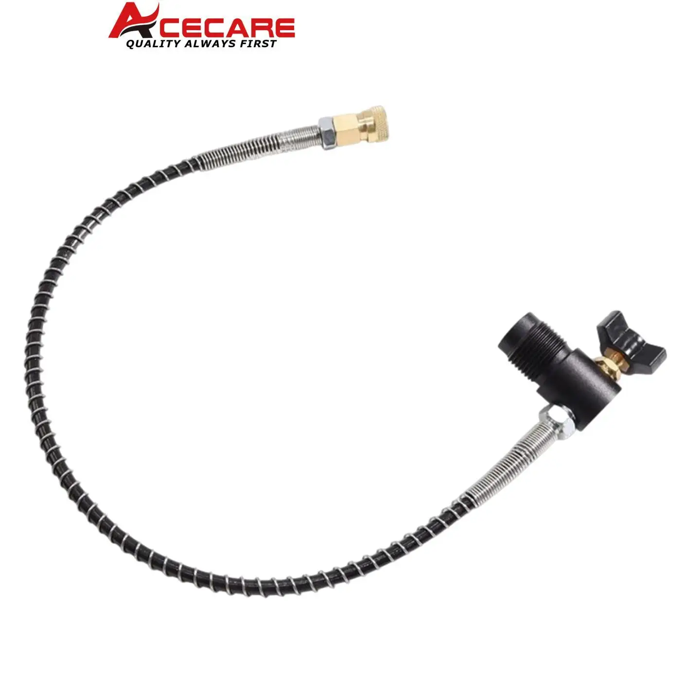 ACECARE G5/8 estação Adaptador de recarga de cilindro 60 cm Mangueira Tubo de bomba submersível enchimento do adaptador Estação de gasolina