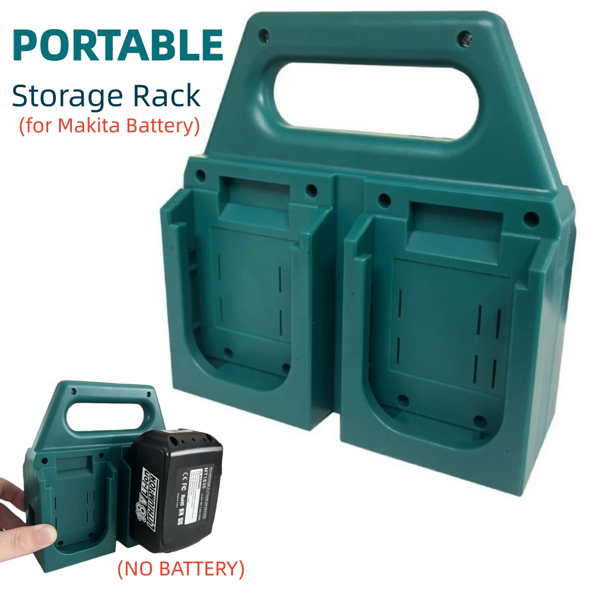 

Портативный органайзер для батарей Makita, устойчивый к высоким температурам ящик для хранения электроинструмента, чехол для хранения батарей