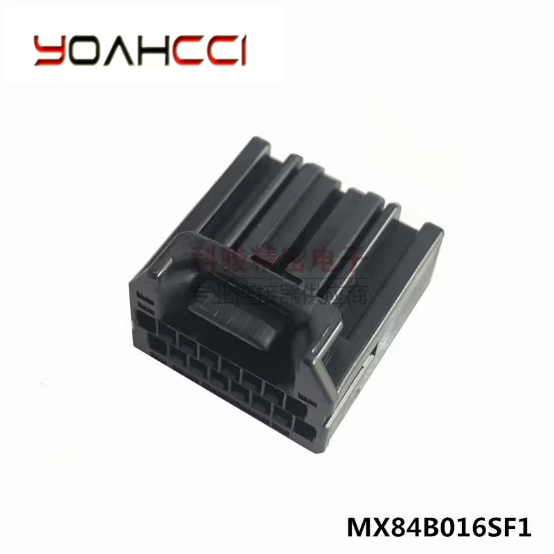 10pieces MX84B016SF1 car connector 16-hole black flame retardant material