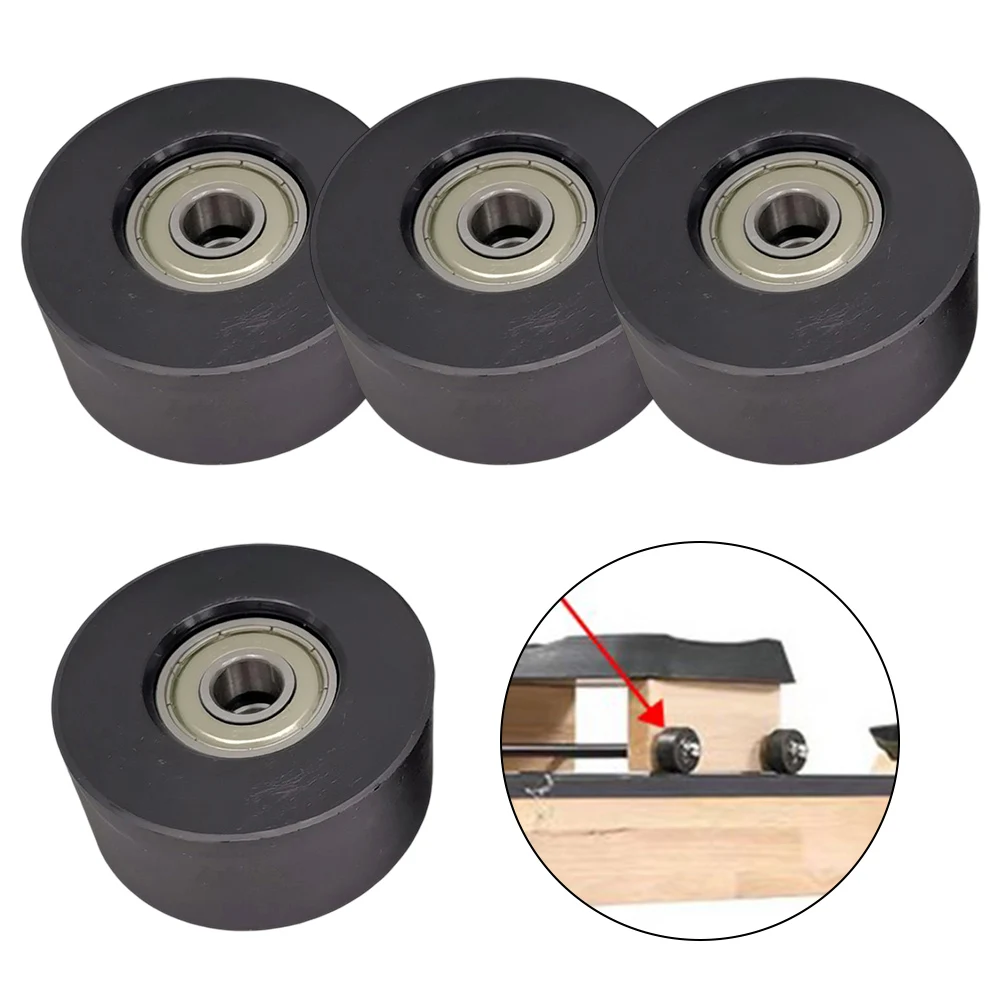 4pcs Water Rowing Machine Seats Wheel Seats Cushion Moving Wheel  45x21x8mm Replacement  Seats Wheel Practical Accessory