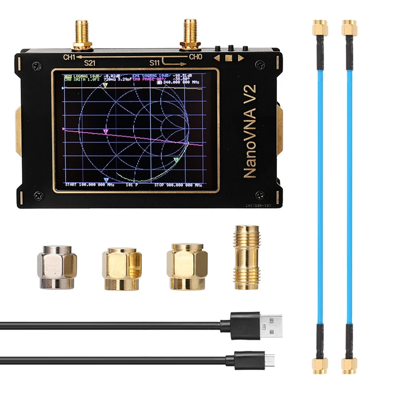 

AT14 3.2In Screen 3G Vector Network Analyzer S-A-A-2 Nanovna V2 Antenna Analyzer Shortwave HF VHF UHF Measure Duplexer Filter