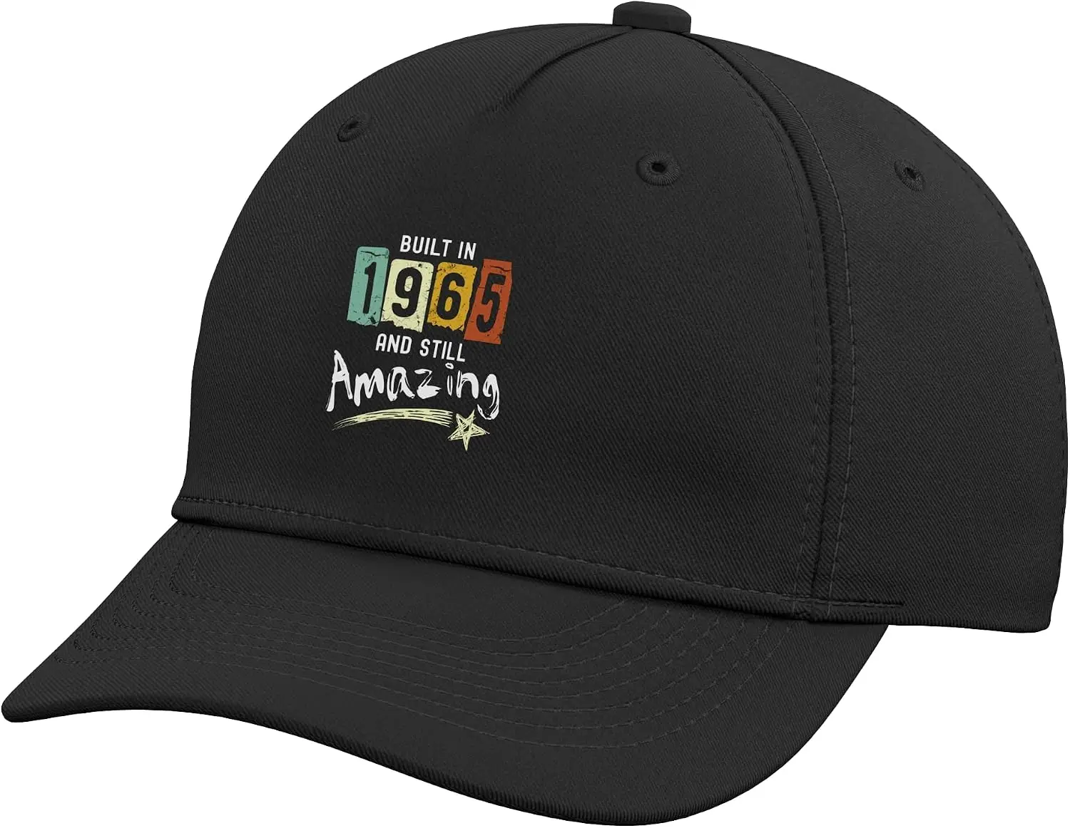 Born in 1965, Built in 1965 and Still Amazing Birthday Adjustable Baseball Hat  Men's and Women's Universal Golf Cap 100% Cotton