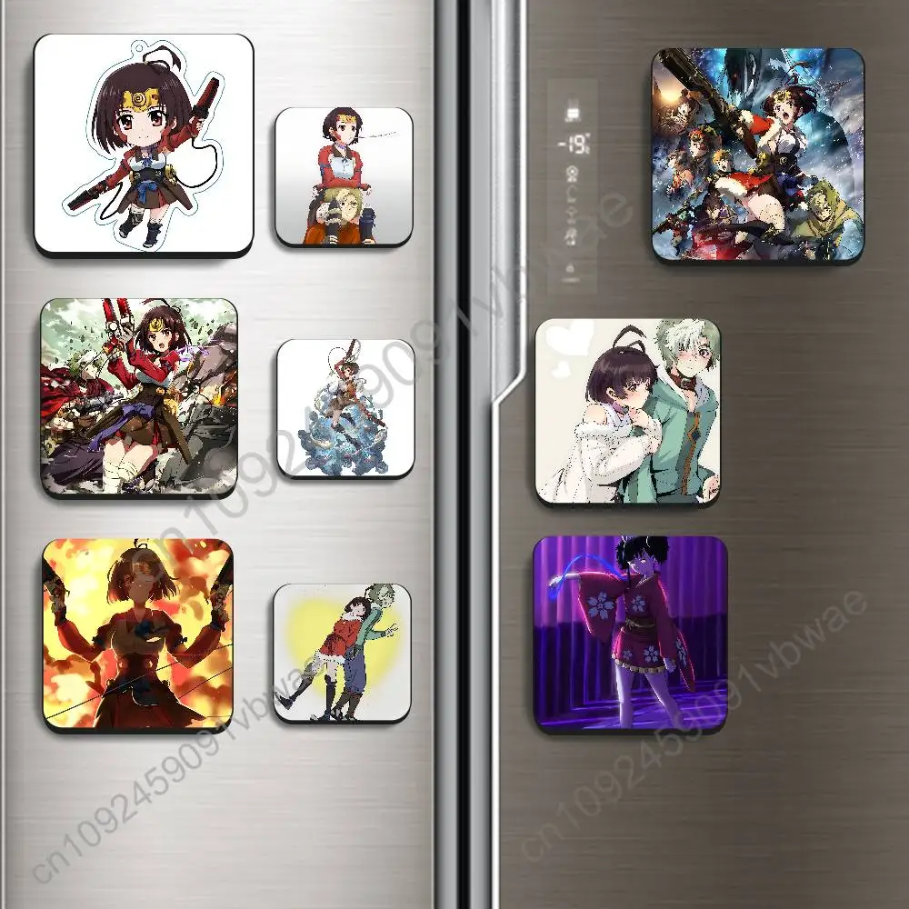 

cool Ikoma Mumei Kabaneri Magnetic Fridge Magnets - No Falling Off, Fit for Refrigerators, All Metal Surfaces,Home Decor