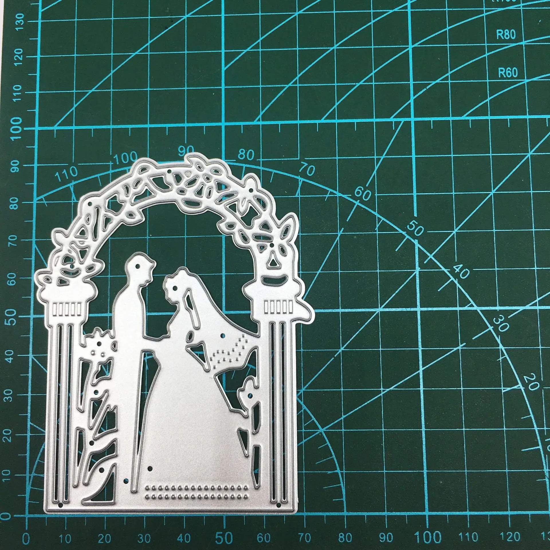 Couple Wedding Combination Metal Cutting Mold Cutting Template DIY Embossing Technology Die Cutting Card Production