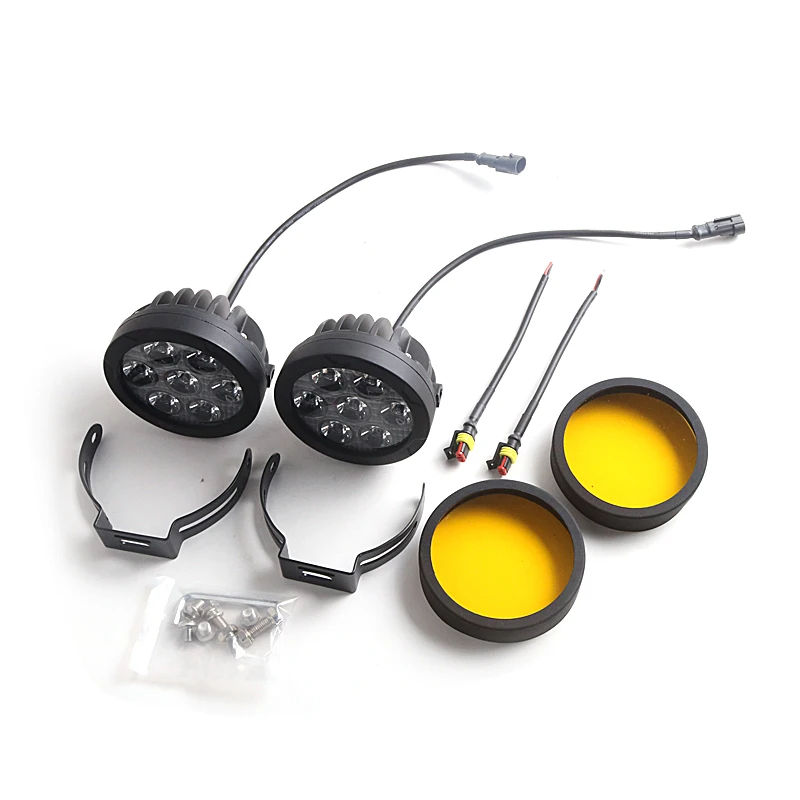 

New 4.5 inch 50W 6000K Light Emitting Diode Projector Headlamp Waterproof Power Supply Die Casting Motorcycle Work Light