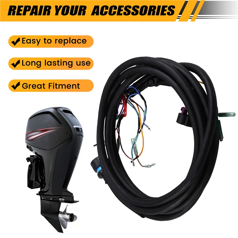 

AB96-896536T01 Cable Main Wire Harness For Mercury Outboard Engine 14P Remote Control Box 14 Pins 15FT Boat Engine Parts