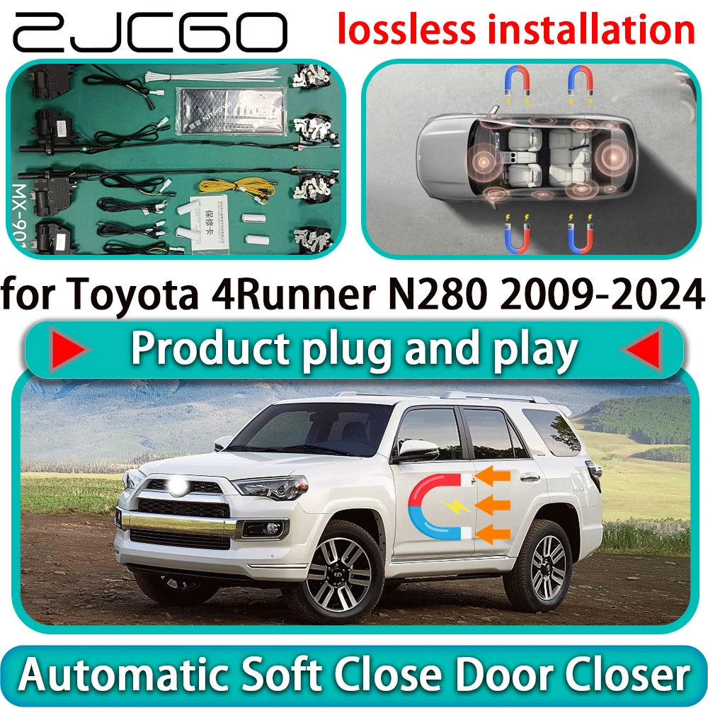 

Комплект автоматического доводчика дверей для Toyota 4Runner N280 2009-2024: электропривод, бесшумное закрывание, плавное открывание