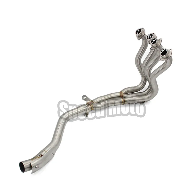Exhaust Motorcycle Slip on Motorcross Front Pipe Full Systems Stainless Steel Connect Tube Link For GSXR1000 209-2023