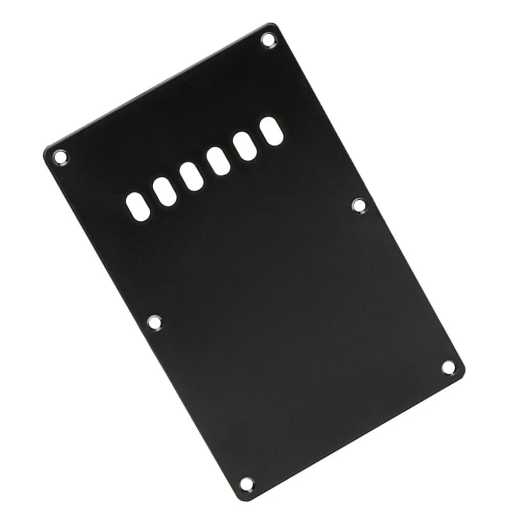 

Stylish 6 Holes Guitar Backplate Durable Electric Guitar Pickguard Rear Plate Tremolo Cover Replacement Pickguard