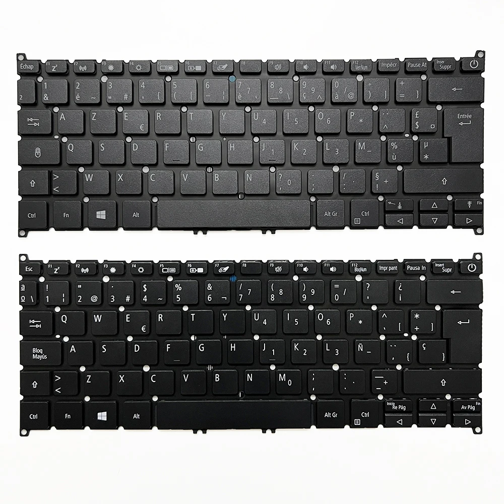 Klawiatura SP/BR dla Acer Swift SF314-41 SF314-54 SF314-55, SF314-56 N17W7 aspirują A314-35 A314-22 A114-33/-21 A111-31 Hiszpański,Brazylijski,Francuski,Portugalski,Wielka Brytania