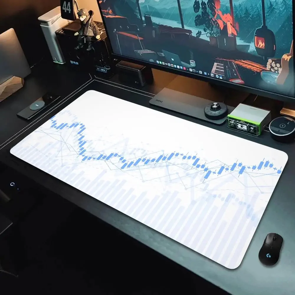 Börse K-Line Mouse pad Gaming Zubehör PC-Schrank Deskmat Gummi matte Mausepad Mouse pad für Devisen, Spot-Handel