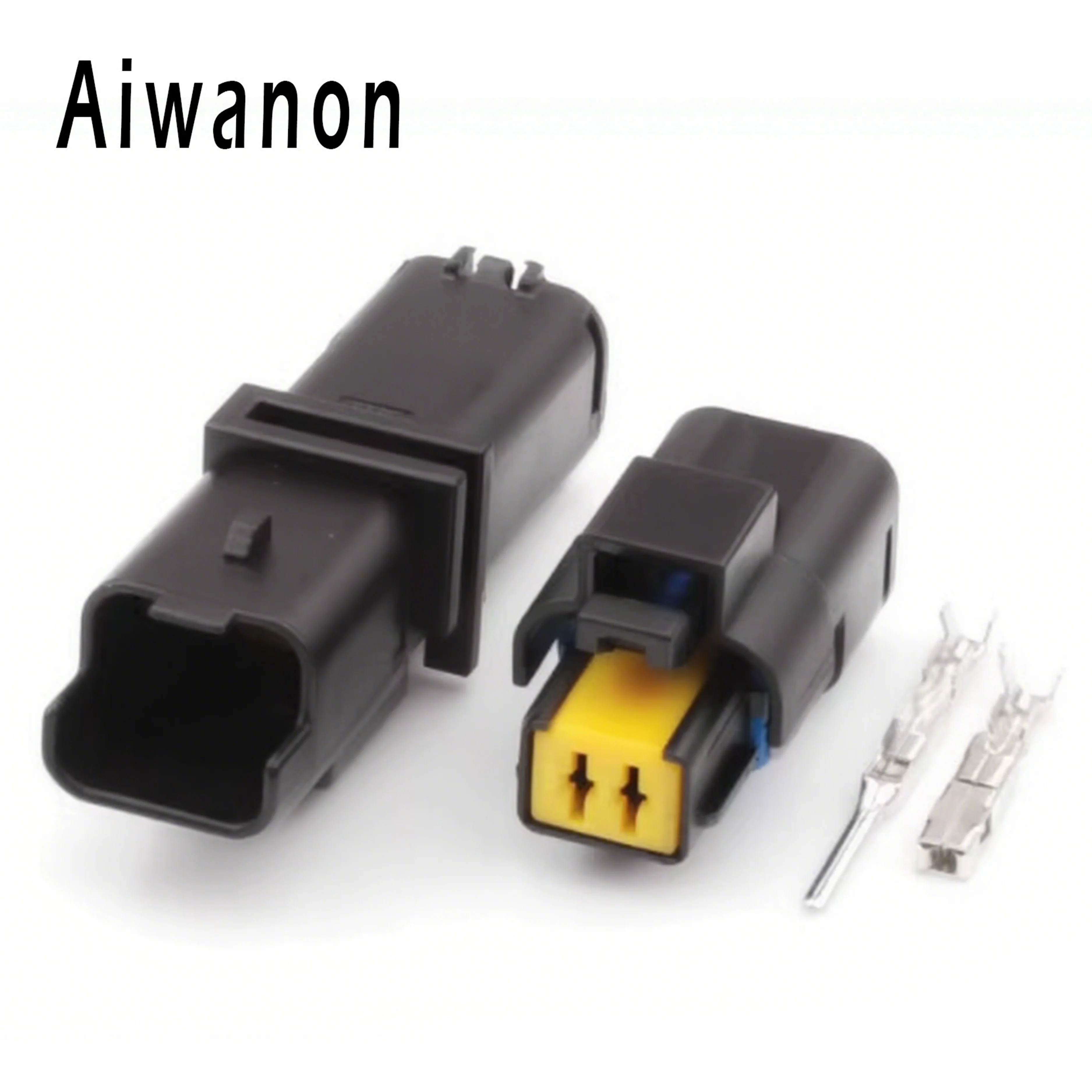 

1 Set 2 Pin 211PL022S0049 Car Water Temperature Electrical Connectors Waterproof Female Male Plug for Peugeot 211PC022S0049