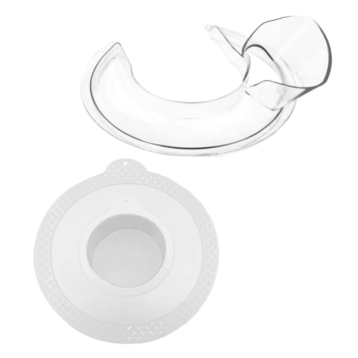 

For KitchenAid 4.5-5 Quart Tilt-Head Stand Mixers, Secure Pouring Shield & Mixers Bowl Covers Mixer Splatter Guard Lids