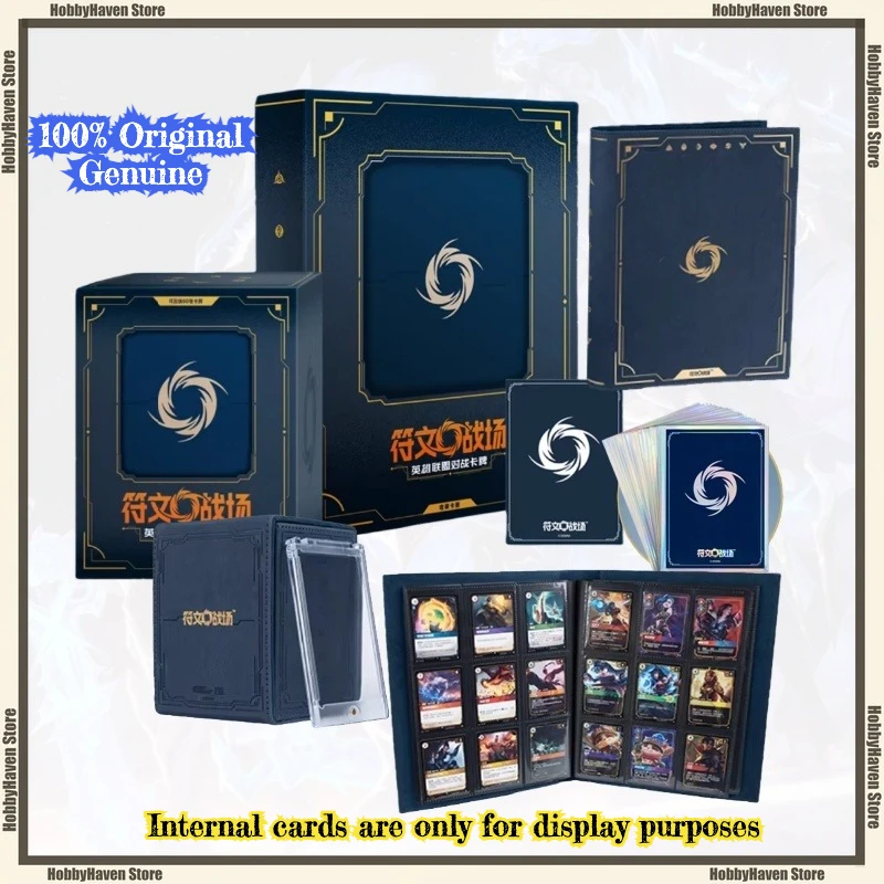 

In Stock Rune Arena League of Legends Peripheral Collection Card Book Card Group Storage Box Laser Card Set Collection Gift