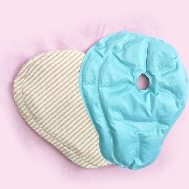 

Очищающие молочные узлы с пакетами для горячего компресса и подушечками для холодного и горячего компресса груди, чтобы облегчить отек груди во время лактации