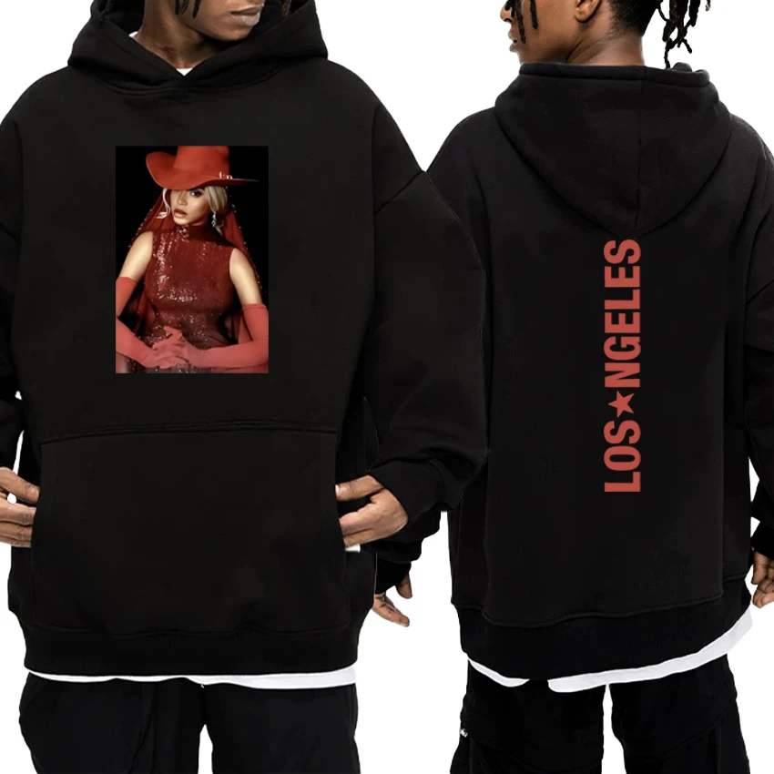 

Cowboy Carter Beyonce Los Angeles Exclusive tour Graphic Hoodie Double Sided Printed Men Women Sweatshirt Fleece Unisex Pullover