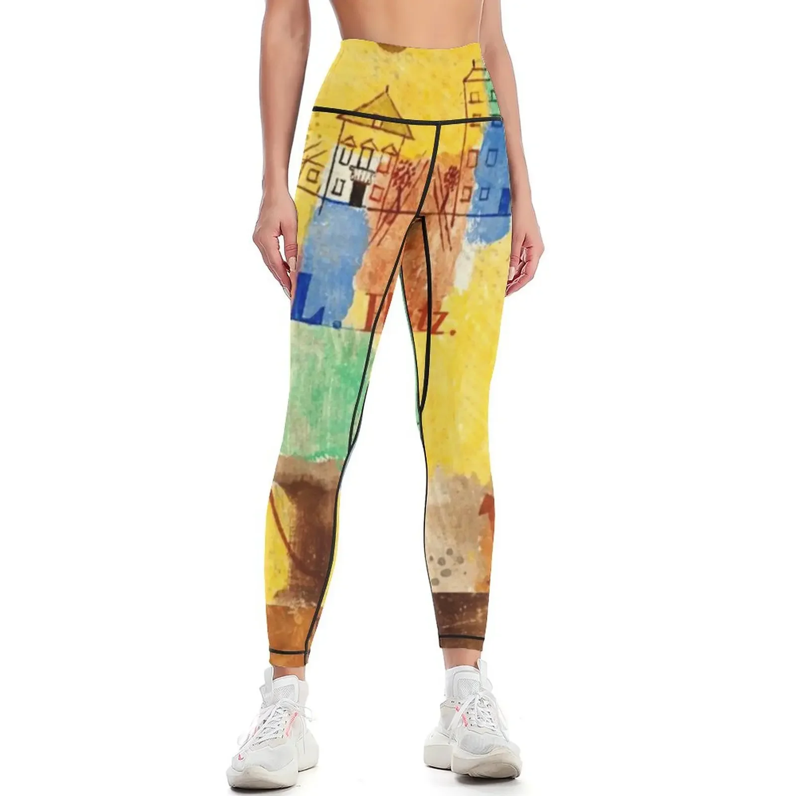 

Paul Klee - 1923 Aquarell | Klee-inspired Gifts w/Signature Leggings sportswear for gym sports shirts gym Womens Leggings