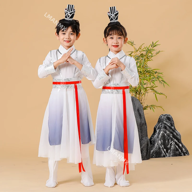 Children's Traditional Chinese Culture Hanfu Classical Chinese Fan Dance Costume