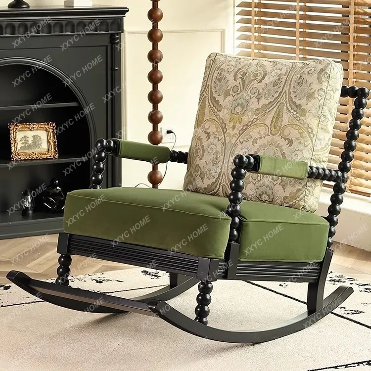 TT rocking chair household  retro reclining pearl chair